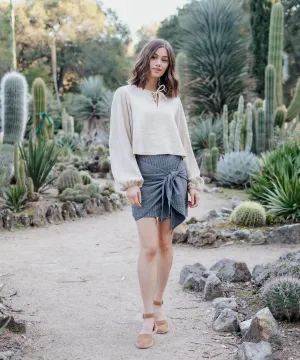 Marlow Tie Front Skirt