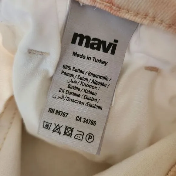 Mavi Rosie Denim Cutoff High Rise Shorts Size 31