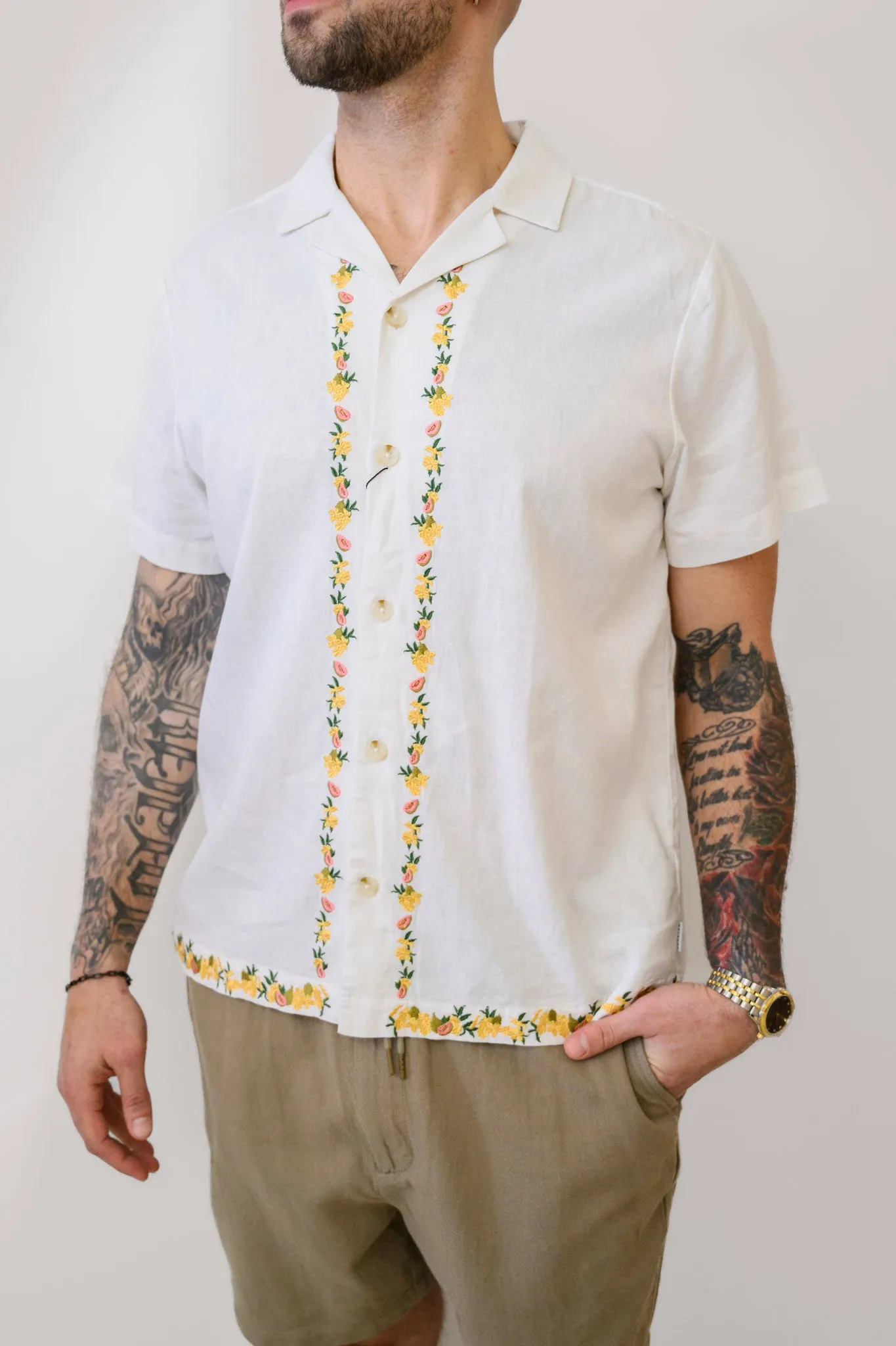 MAVRANS Hawaiian Linen Shirt