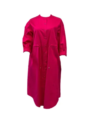 Max Mara Women's Pink Sheree Long Sleeves Shift Dress NWT