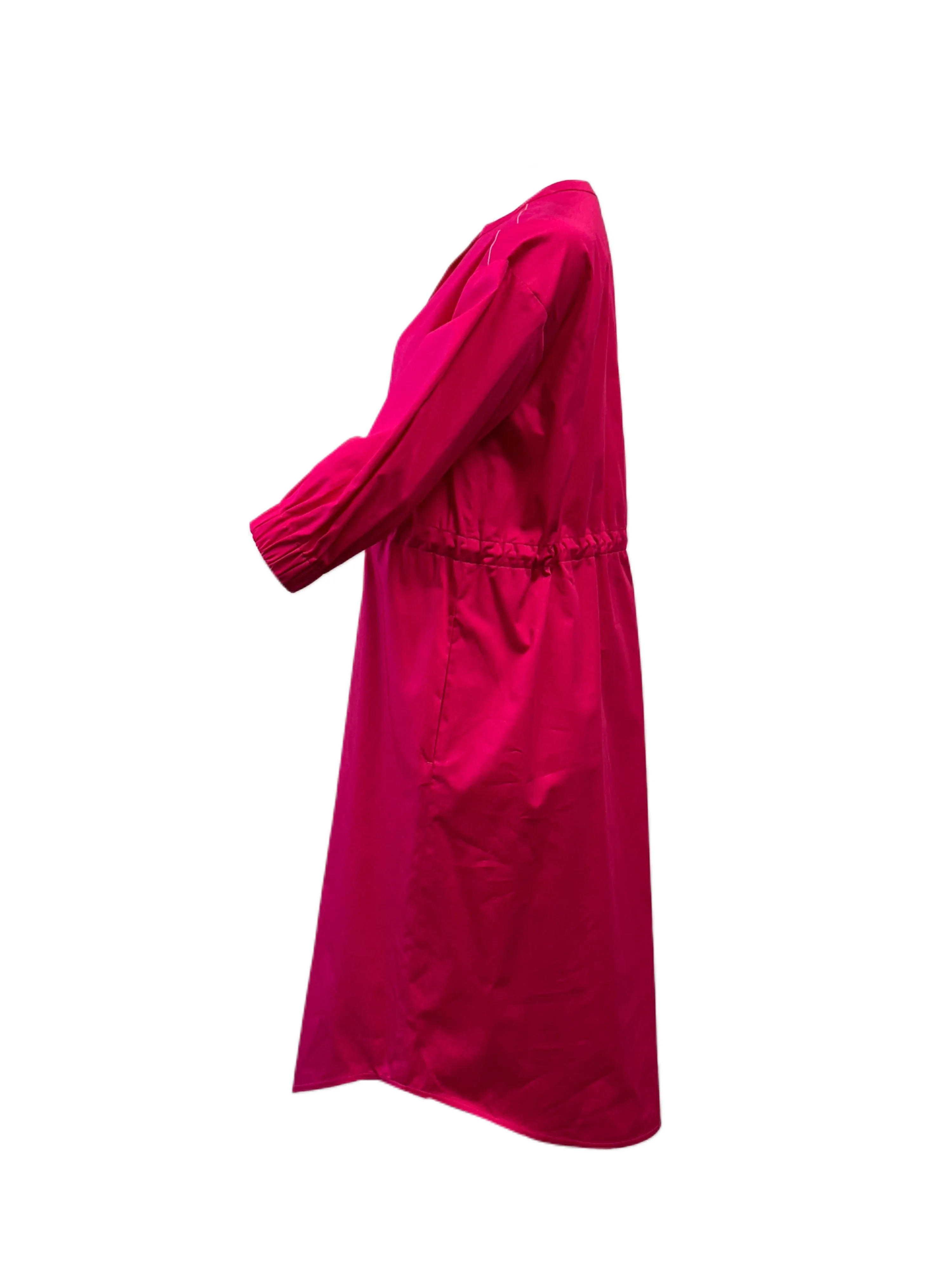 Max Mara Women's Pink Sheree Long Sleeves Shift Dress NWT