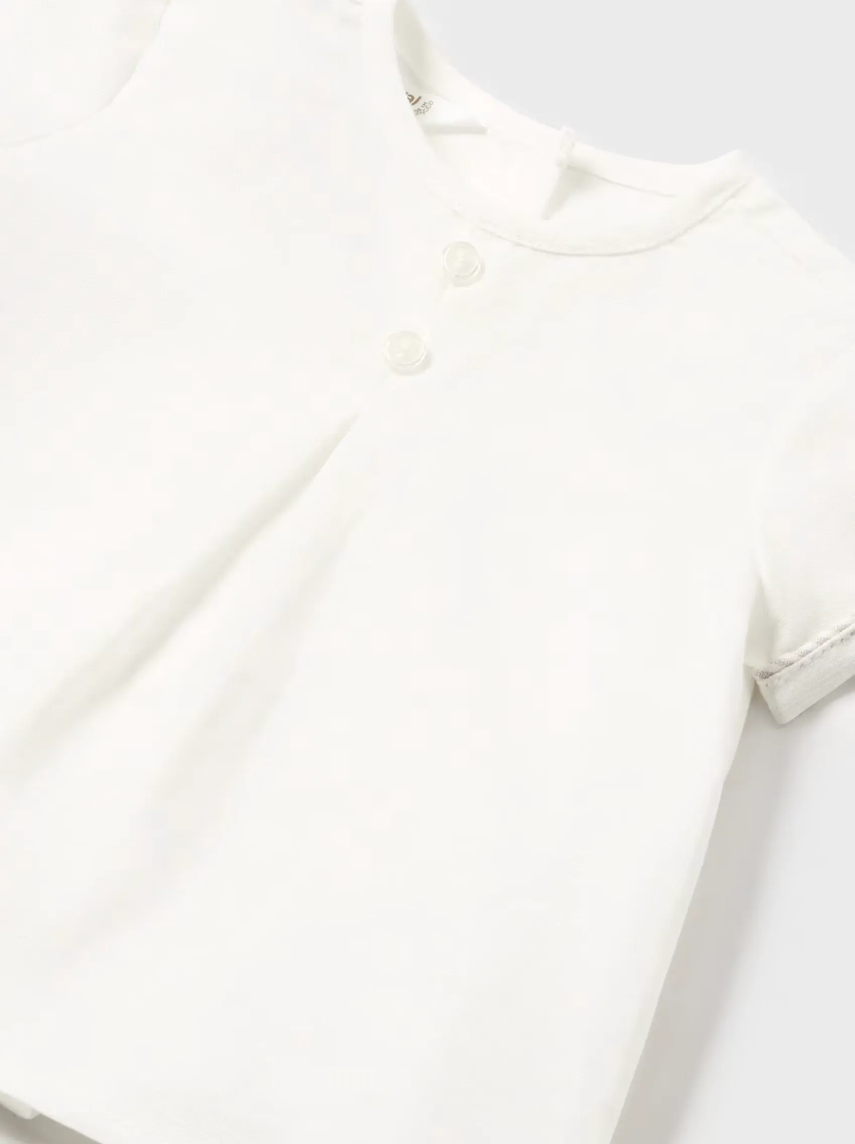 Mayoral 1217 Linen Short Sleeve Shirt and Shorts with Braces In Stock Now