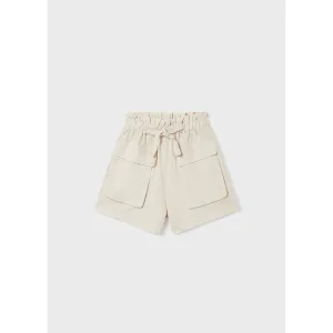 Mayoral Linen Shorts - Oatmeal