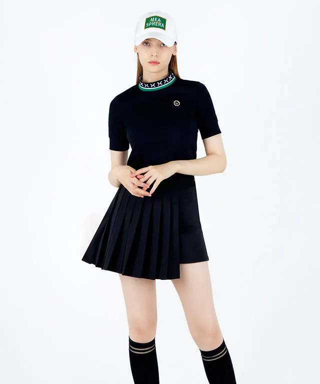 MEASPHERA WOMEN PLEATS WRAP SKIRT