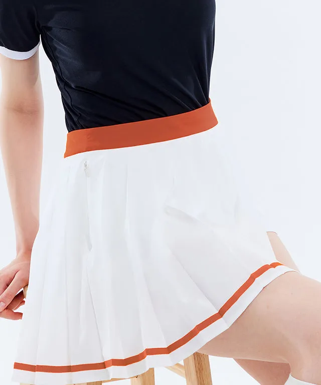 MEASPHERA WOMEN PLEATS WRAP SKIRT