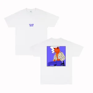 Melé x Club Bad 'Cool Cat' Tee - White