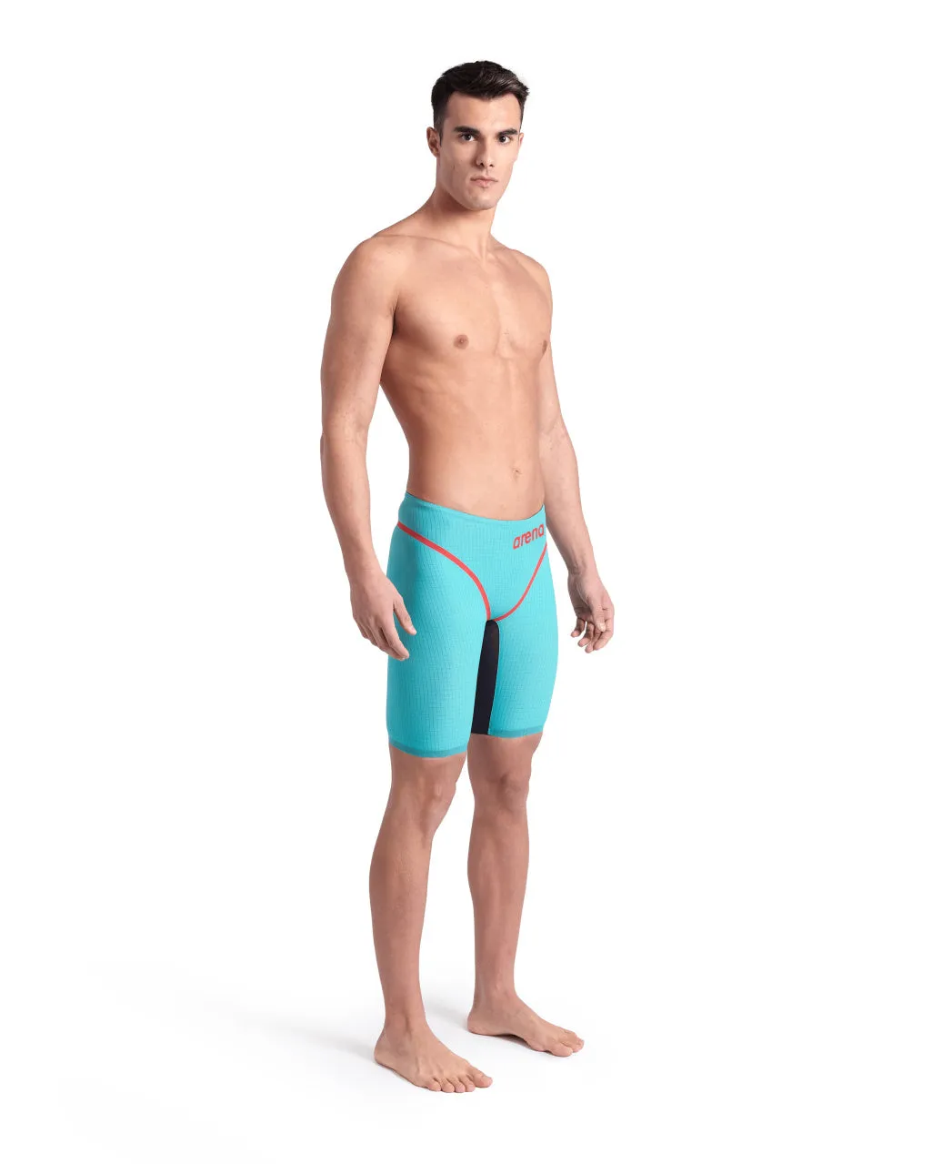 Men's Powerskin Carbon Core FX LE Jammer Turquoise-Metallic
