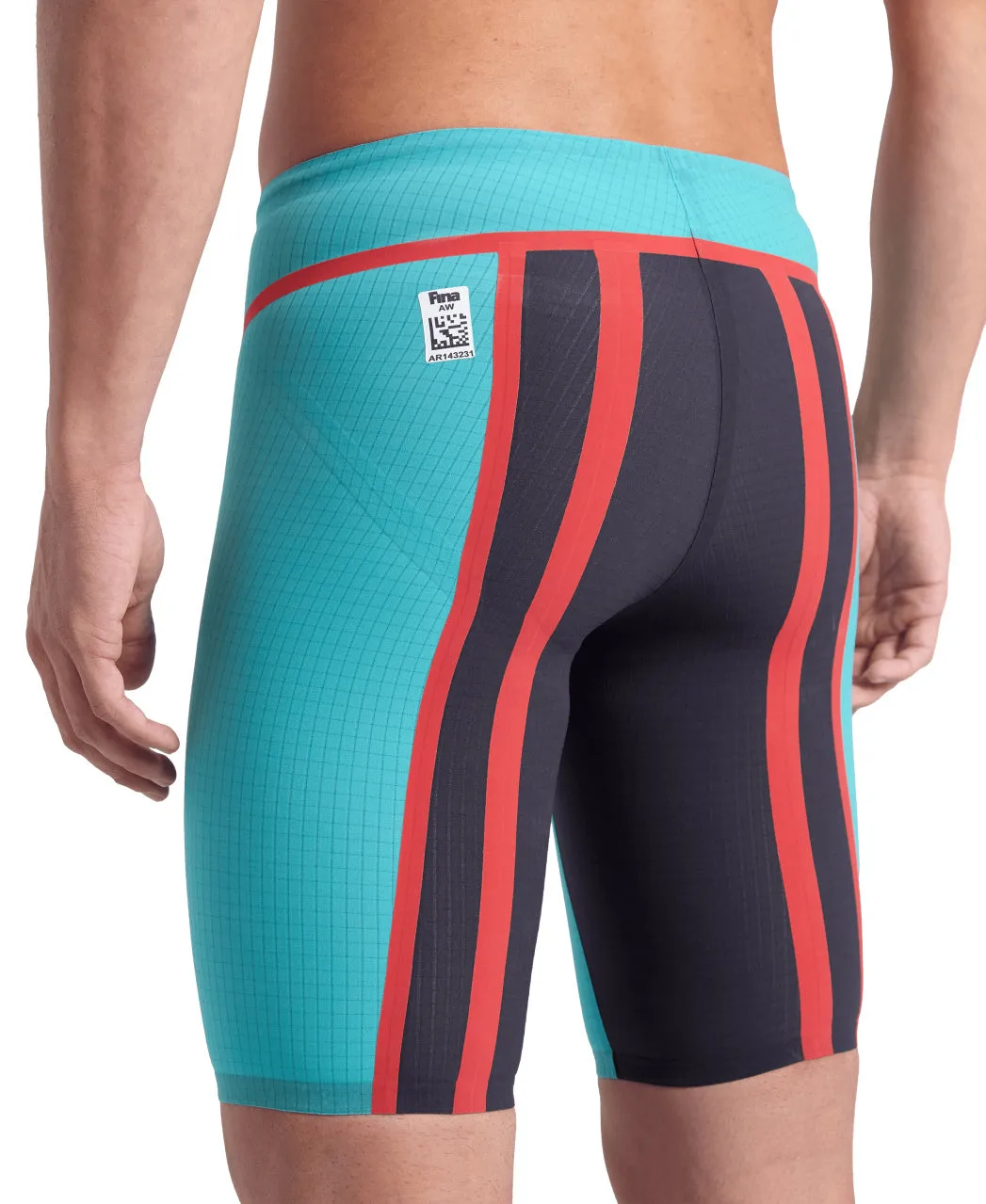 Men's Powerskin Carbon Core FX LE Jammer Turquoise-Metallic