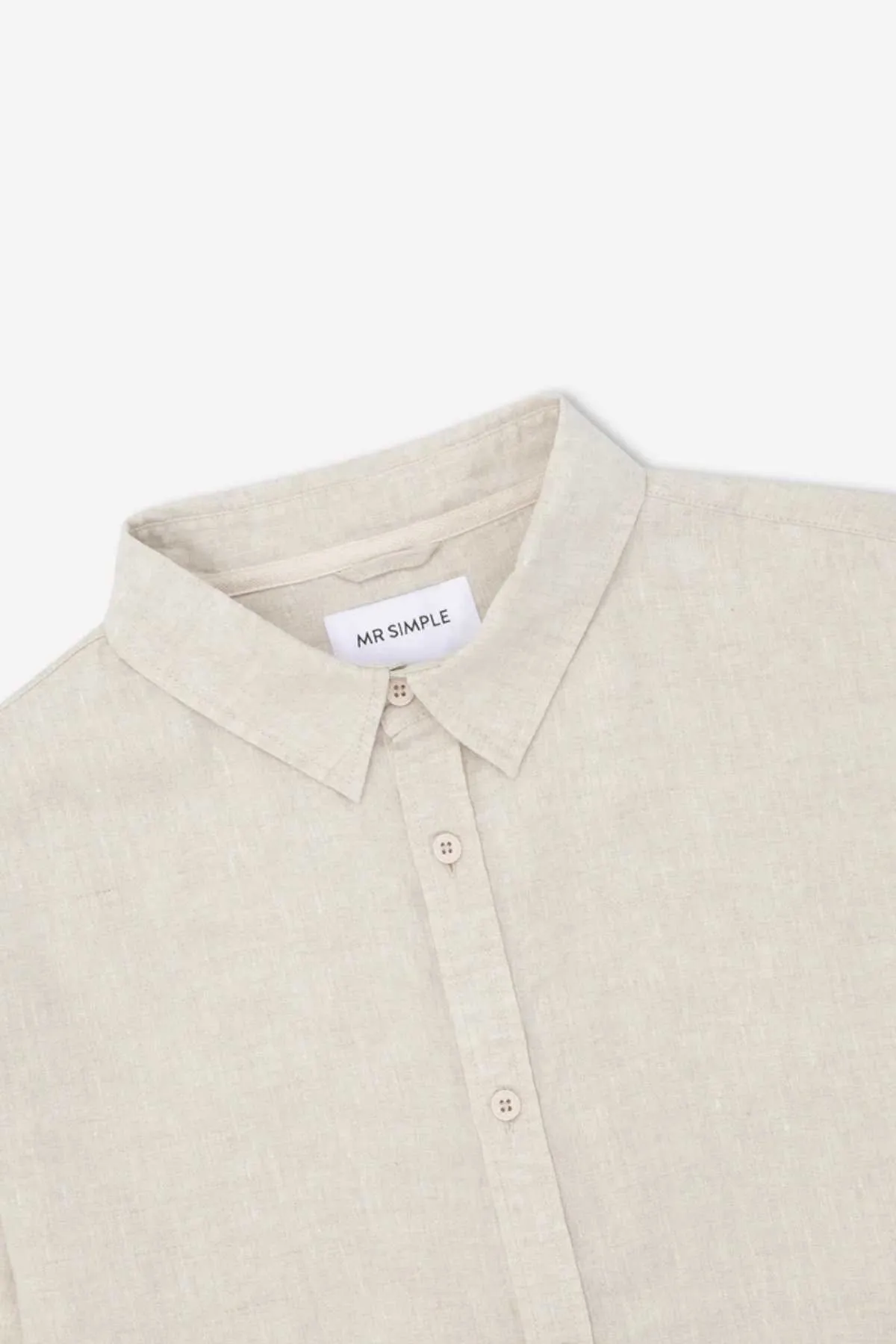 Mr Simple Linen Long Sleeve Shirt