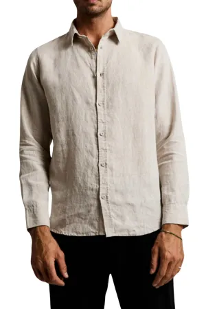 Mr Simple Linen Long Sleeve Shirt