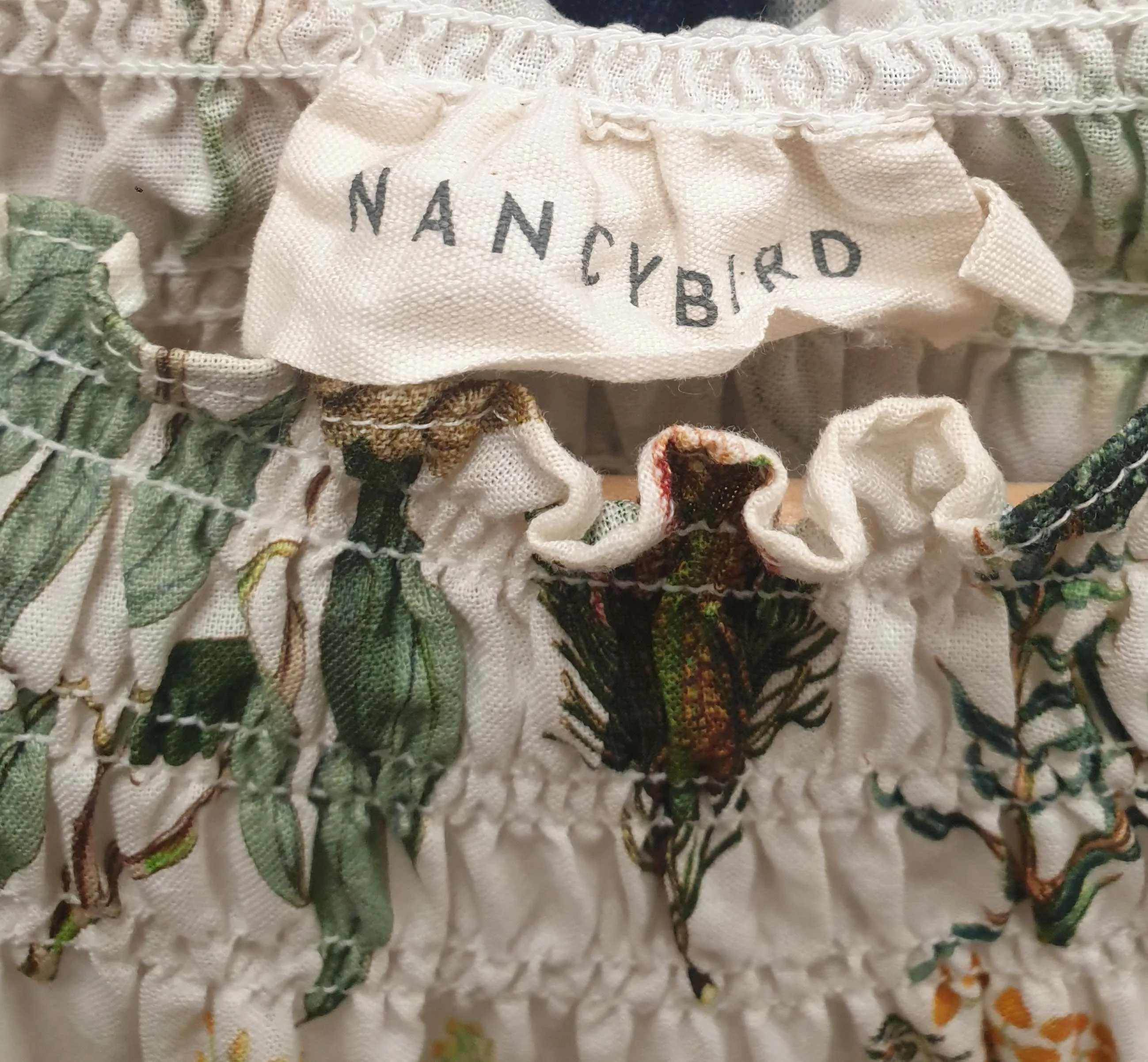Nancybird flower print half sleeve top size 10