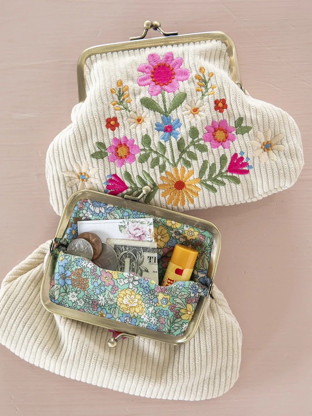 Natural Life Kisslock Coin Purse