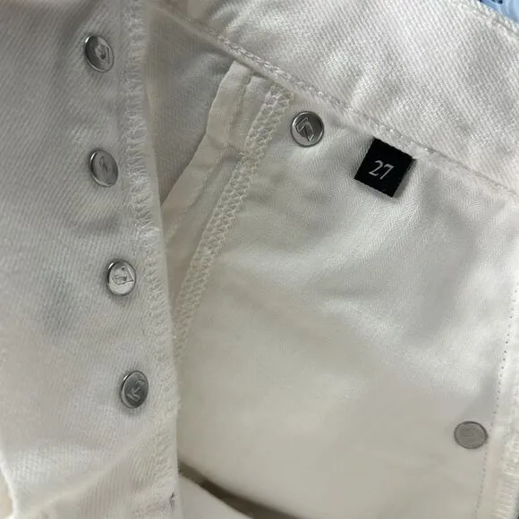 NEW 7 FOR ALL MANKINDMonroe Colorblock Cut Off Denim Shorts