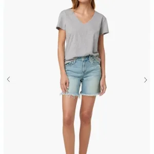 New Joes Frayed Bermuda Jean Shorts