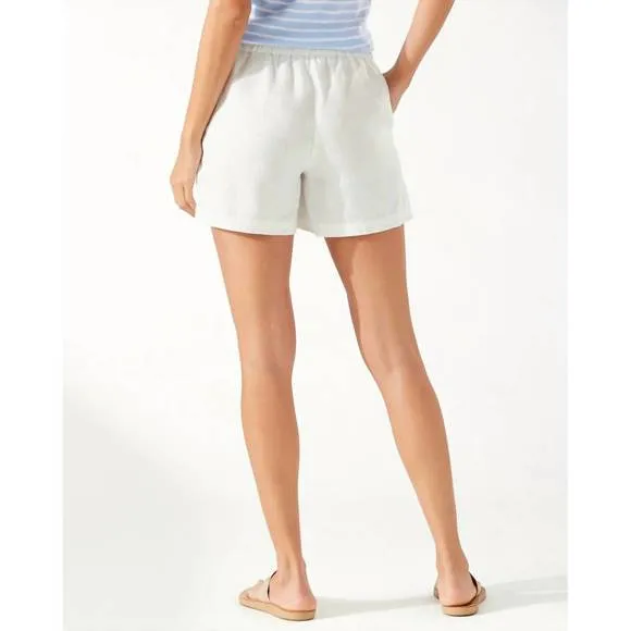 NEW TOMMY BAHAMA linen short in white