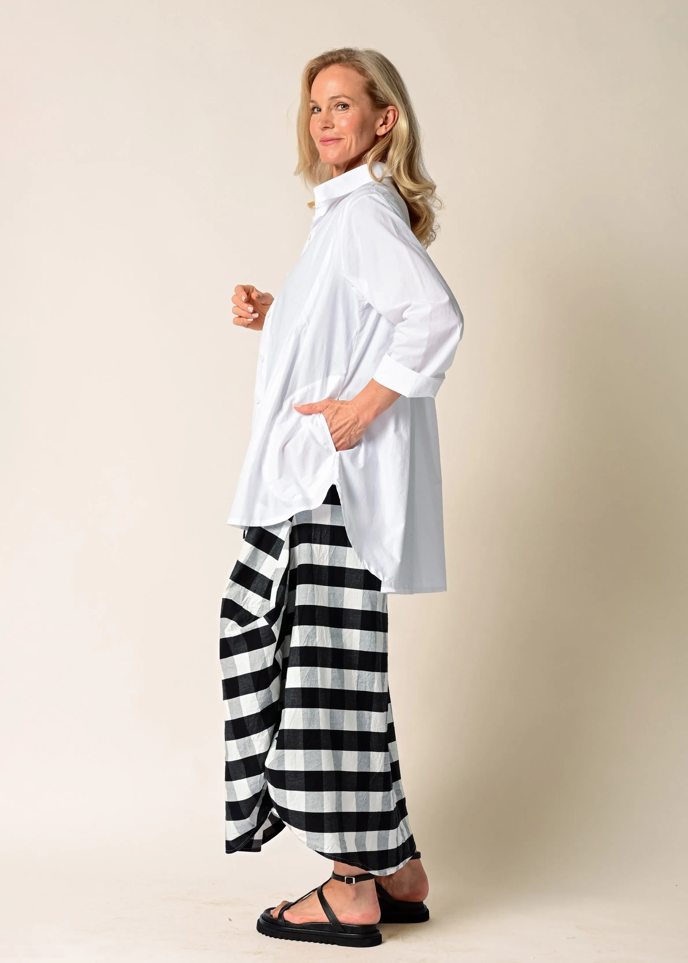 Nia Cotton Top in White