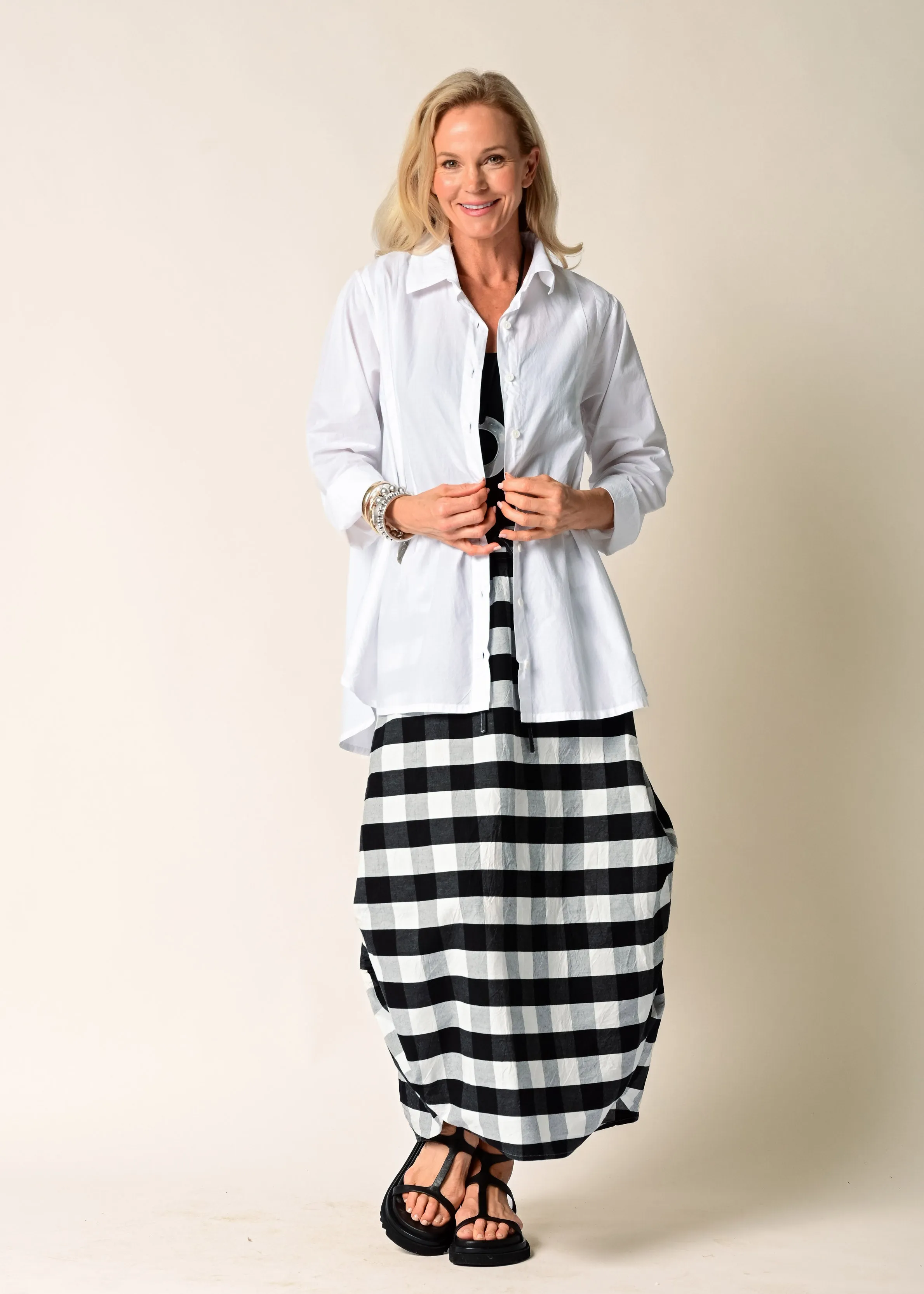 Nia Cotton Top in White