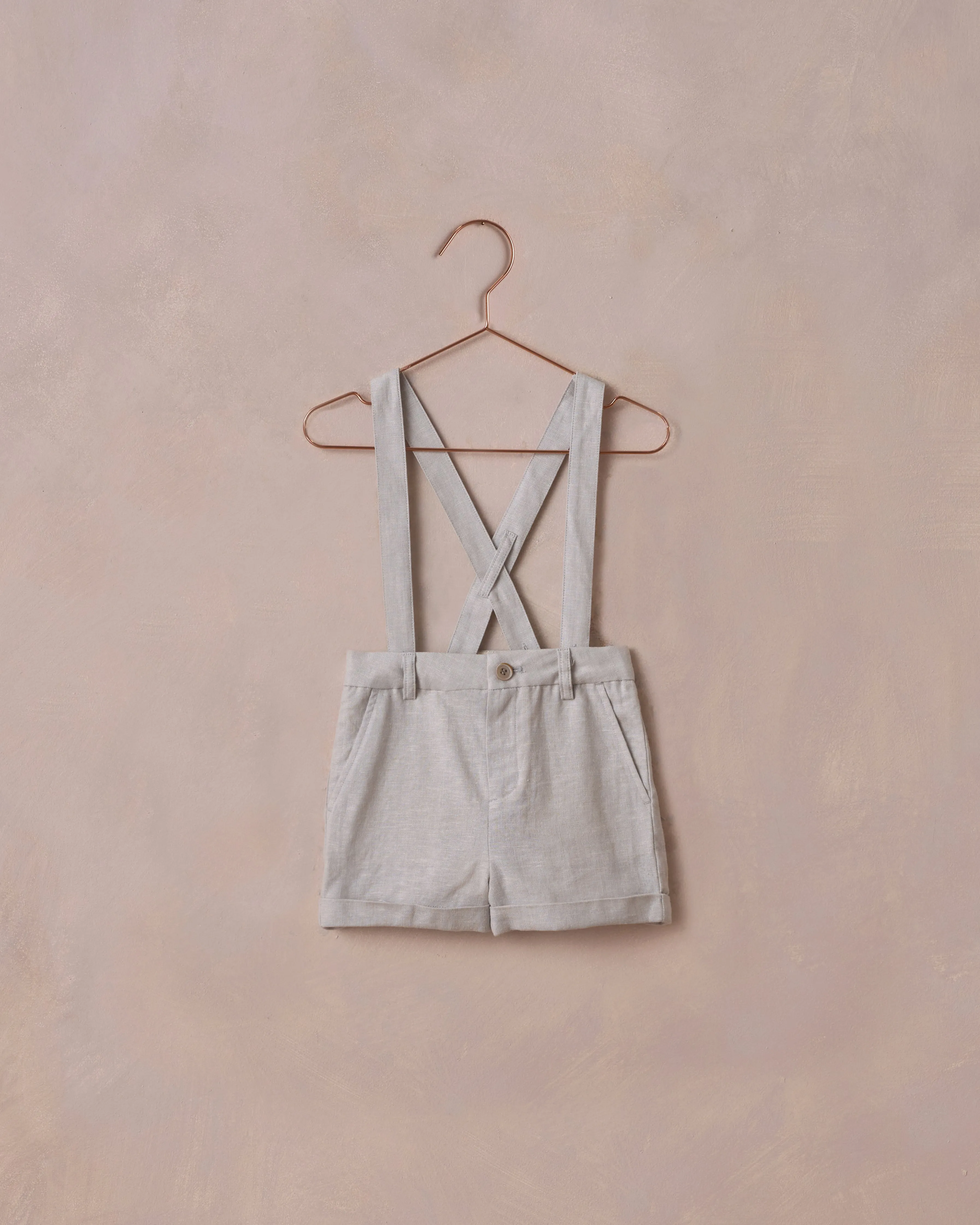 NORALEE Suspender Short | Powder Blue