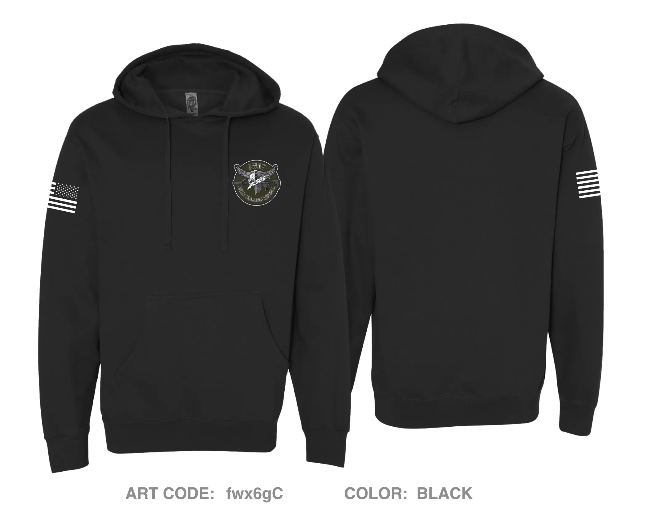 North Cascades Regional Swat Comfort Unisex Hooded Sweatshirt - fwx6gC