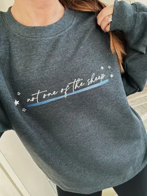 Not One Of The Sheep Script (TBL) © Unisex Crewneck Sweatshirt