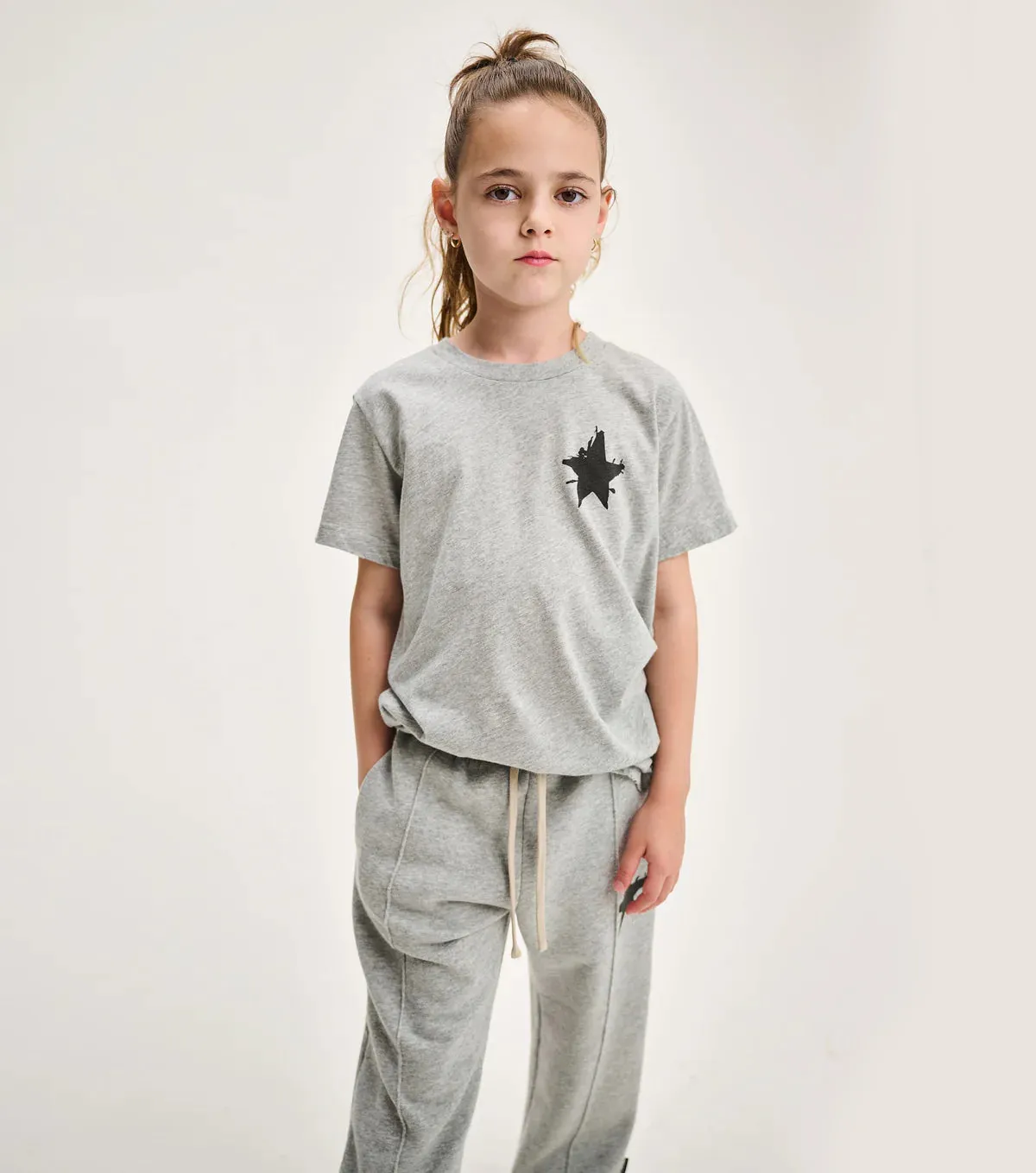 nununu- Side Splat T-shirt (heather grey)