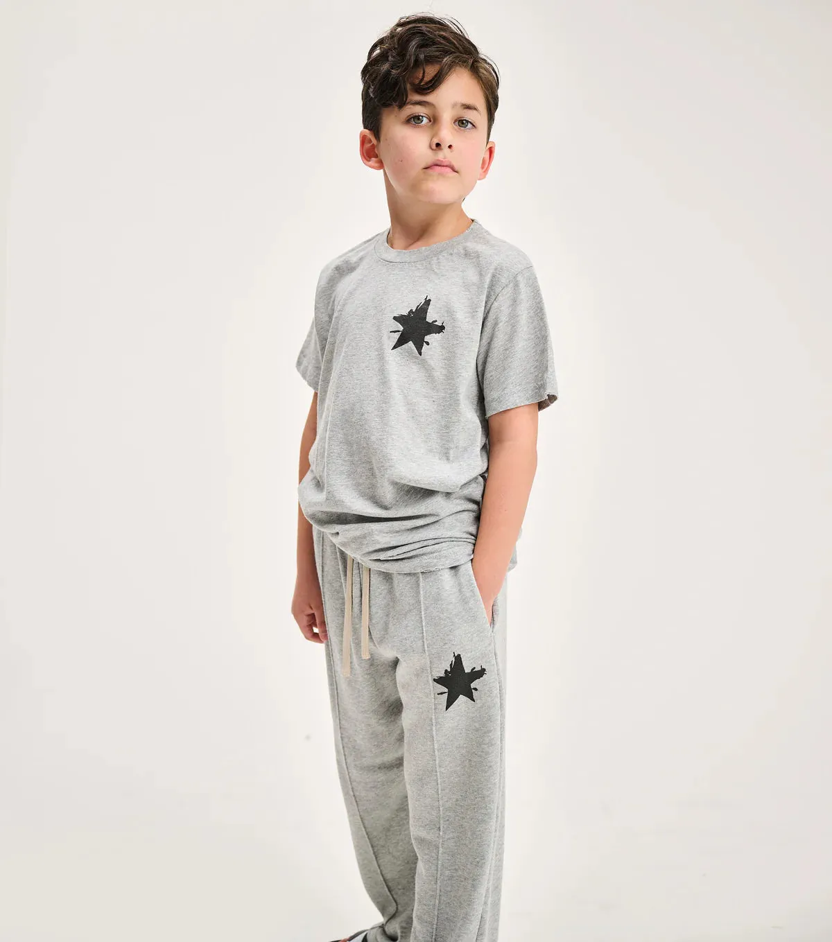 nununu- Side Splat T-shirt (heather grey)