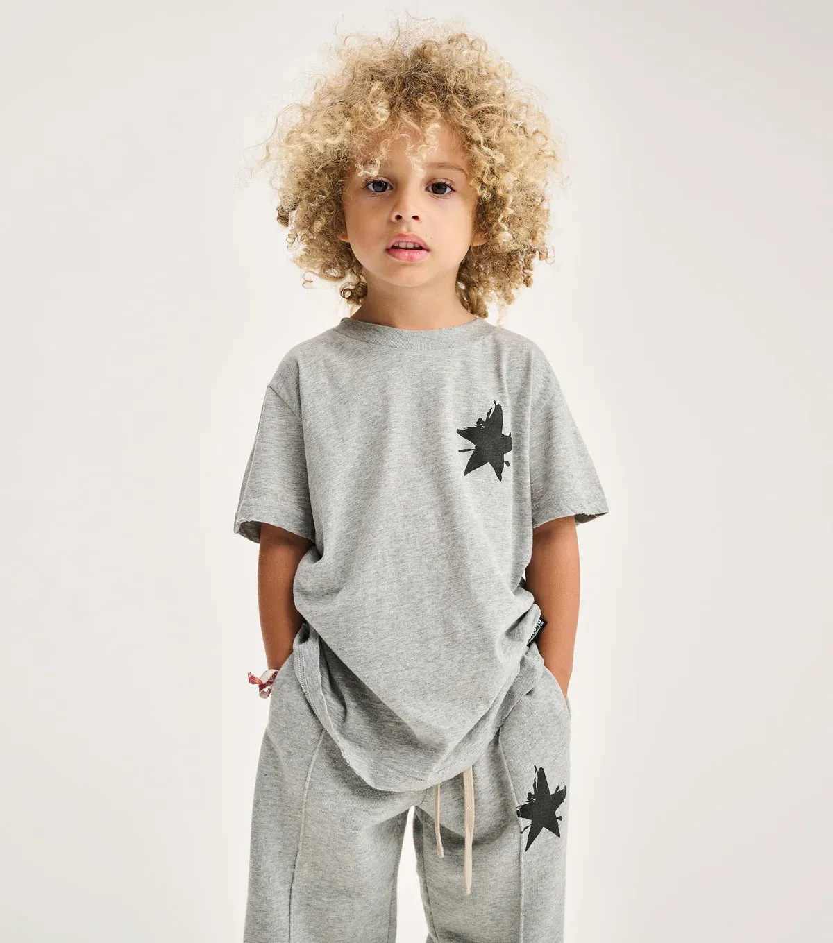 nununu- Side Splat T-shirt (heather grey)