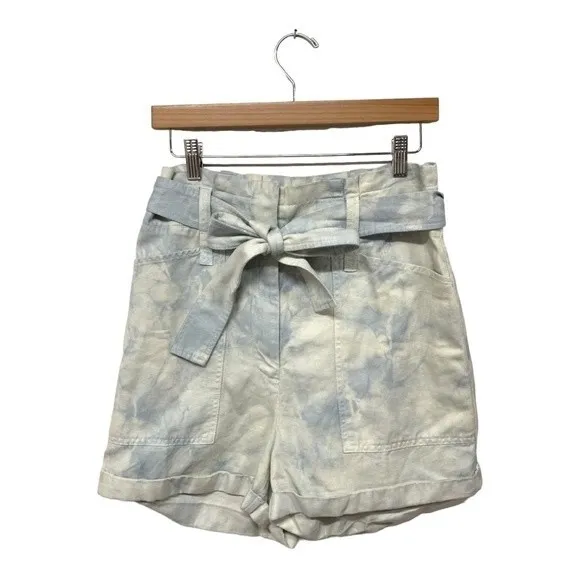 NWOT A.L.C. | Davidson Bleached Blue Marble Shorts 4