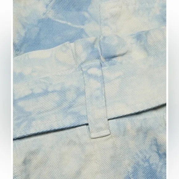 NWOT A.L.C. | Davidson Bleached Blue Marble Shorts 4