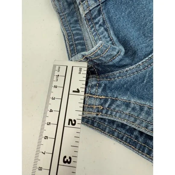 NWT ALLSAINTS Frankie Mid Indigo Belted Blue Denim Shorts Size 26