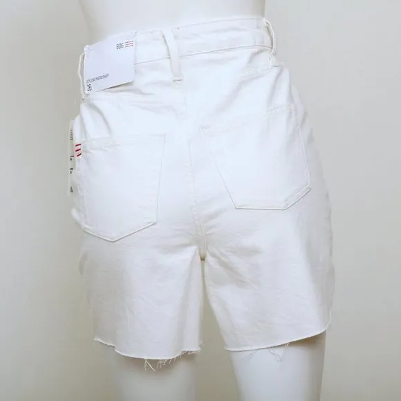 NWT BDG ‘90s High Rise Long Inseam Raw Hem Denim Shorts