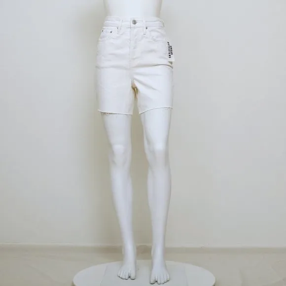NWT BDG ‘90s High Rise Long Inseam Raw Hem Denim Shorts
