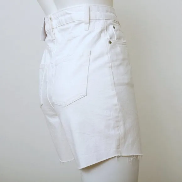 NWT BDG ‘90s High Rise Long Inseam Raw Hem Denim Shorts