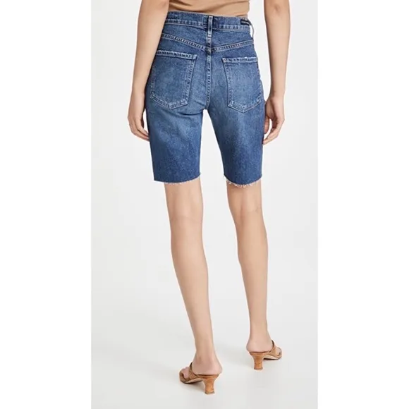 NWT Citizens of Humanity Tamryn Bike Shorts in wash Sentimental Size 25