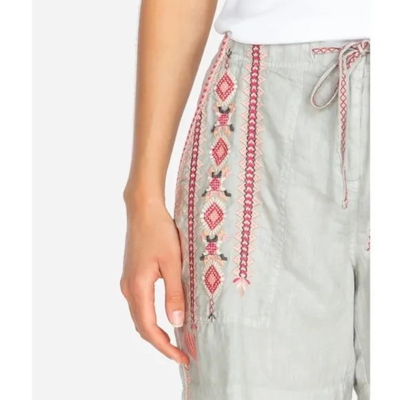 NWT JOHNNY WAS Sabriya Linen Shorts