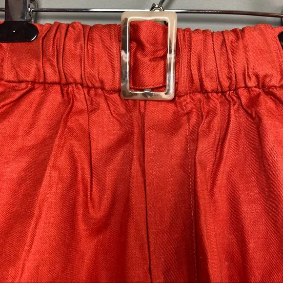 NWT L' Academie belted shorts xxs