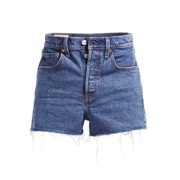 NWT Levi’s Premium Denim Ribcage Shorts