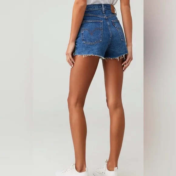 NWT Levi’s Premium Denim Ribcage Shorts