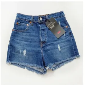 NWT Levi's Super High Rise Ribcage Denim Shorts Size 26