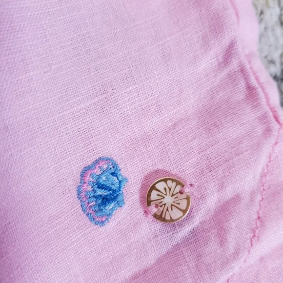 NWT Lilly Pulitzer Elodey Linen Short