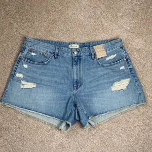 NWT Madewell relaxed mid rise denim shorts sz 18