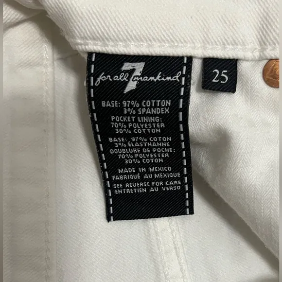 NWTA 7 for all Mankind Denim Shorts