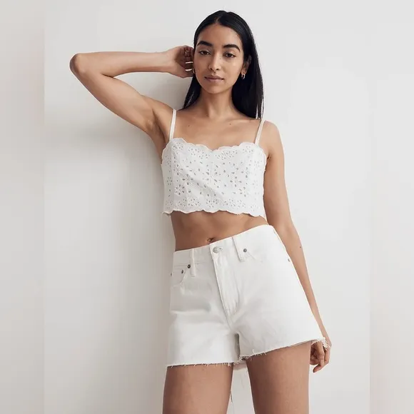 NWT;MADEWELL Relaxed Denim Shorts💕
