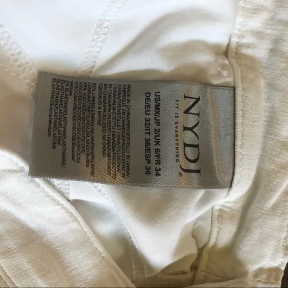 NYDJ linen shorts size 2
