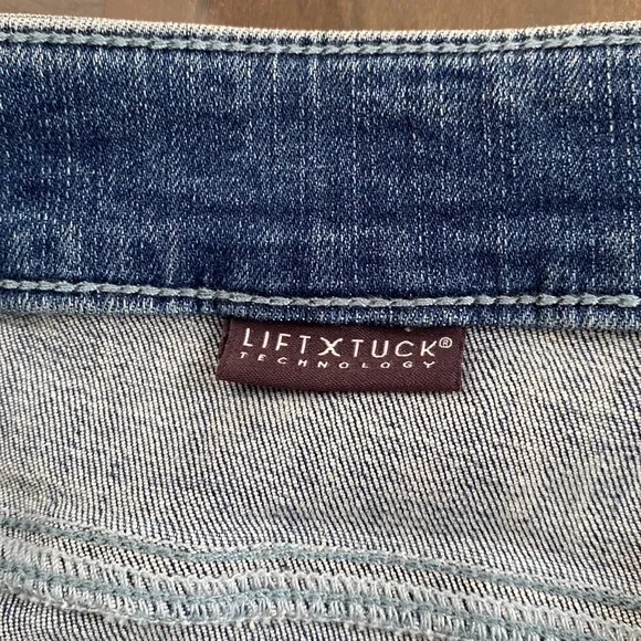 NYDJPlus Size Ella Side Slit Denim Jean Shorts