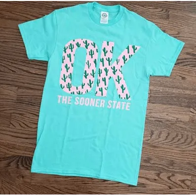 Oklahoma  Cactus t-shirt