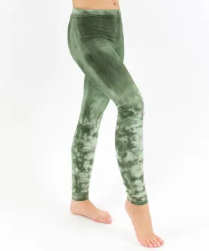 Olive Sage Tie Dye Leggings