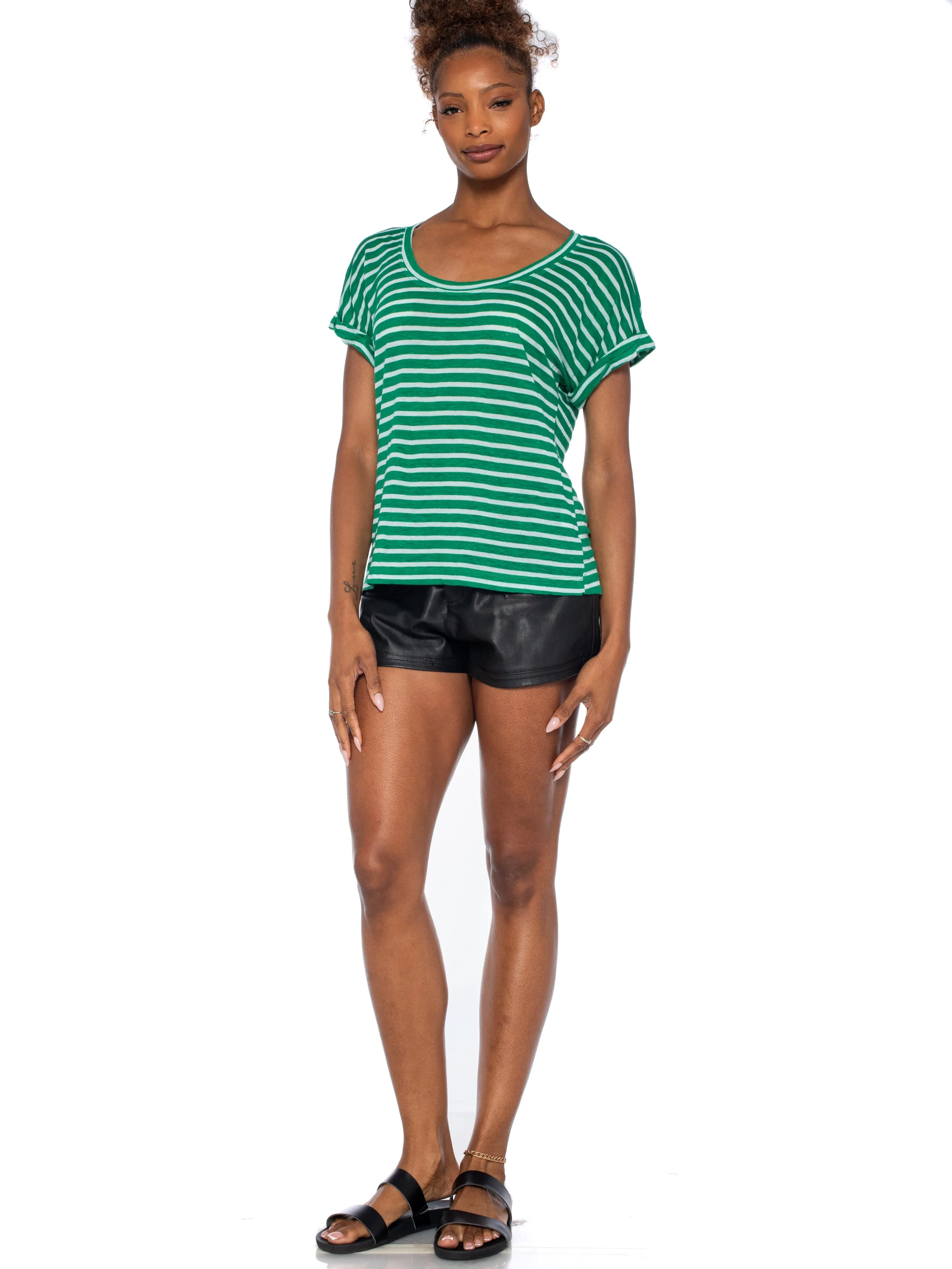 Open Neck Baby Dolman Roll Cuff