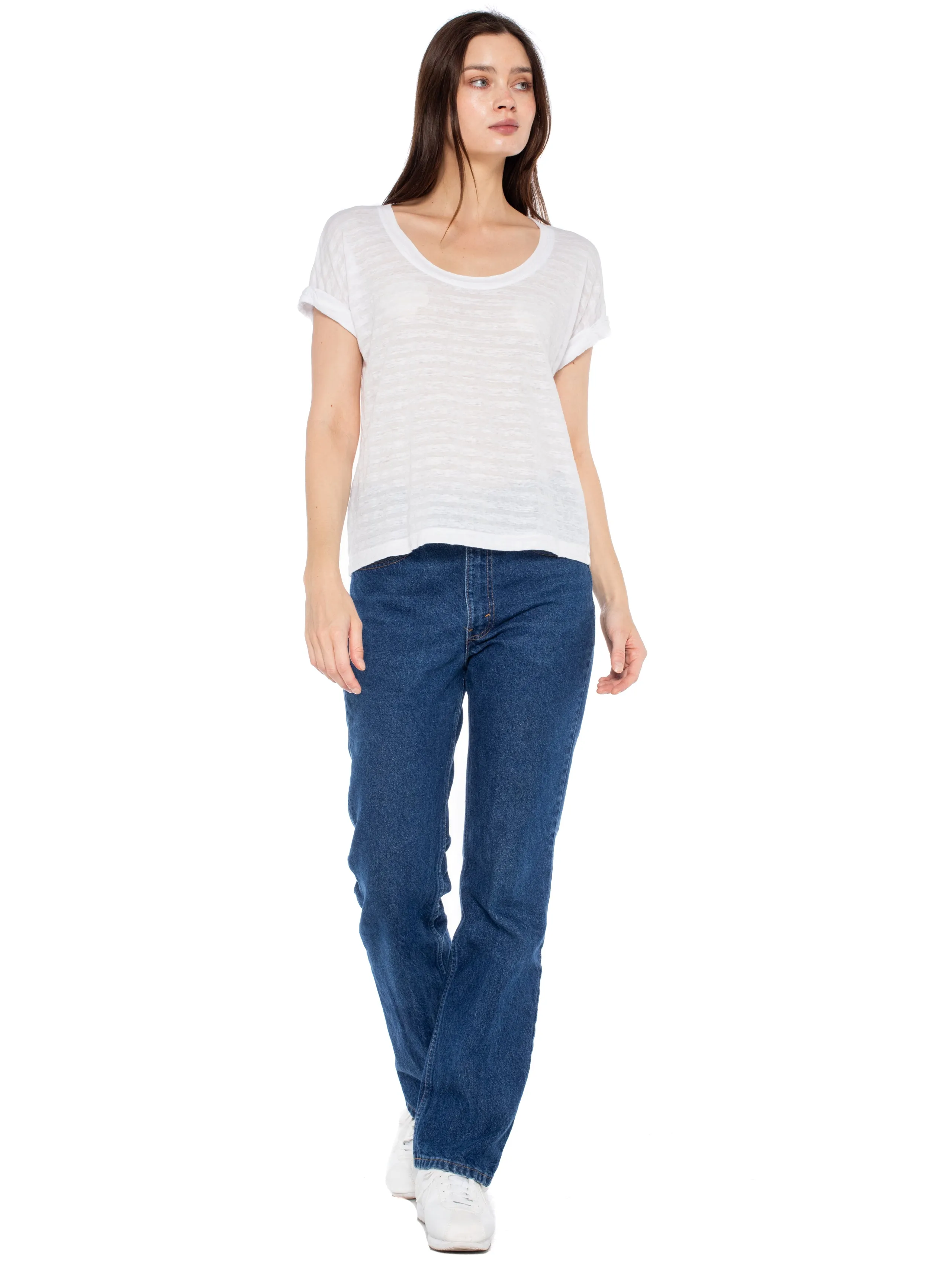 Open Neck Baby Dolman Roll Cuff