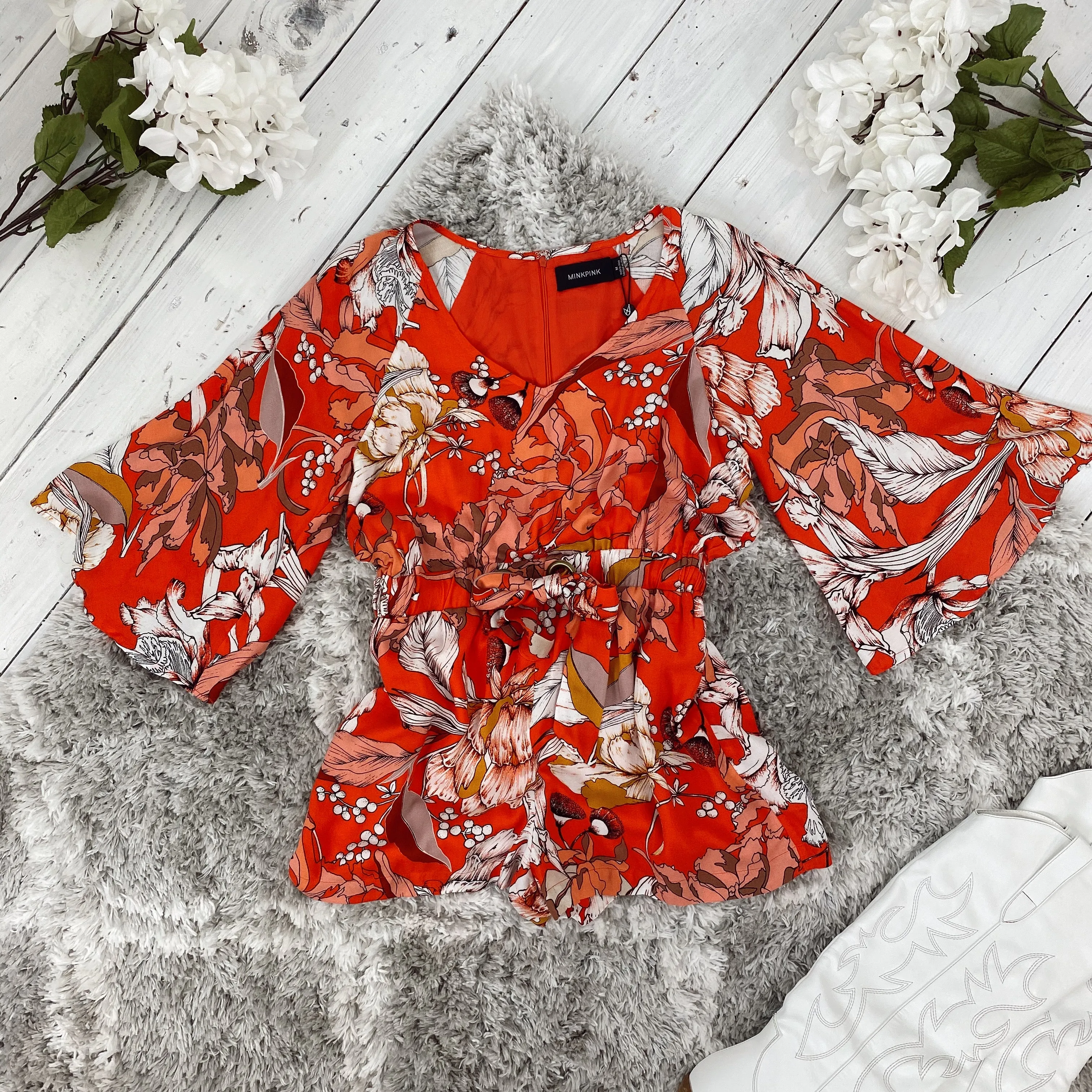 Orange Blossom Playsuit
